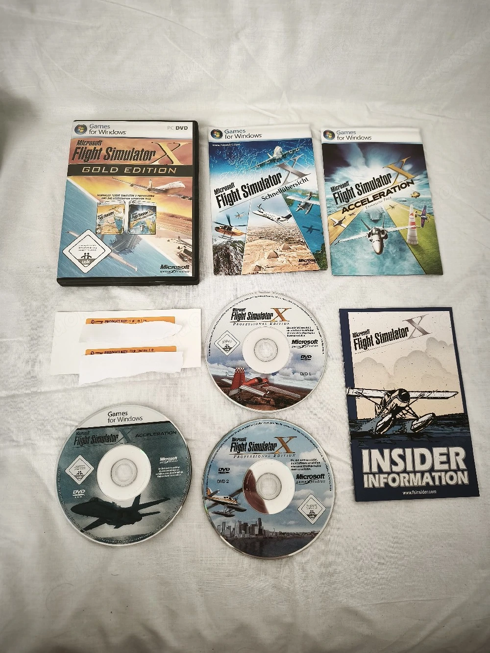 PC | Microsoft Flug Simulator Gold Edition.