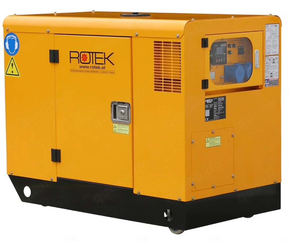 Diesel Stromerzeuger Rotek GD4SS-1A-13000 Silent 12KVA 10KW einphasig 230V