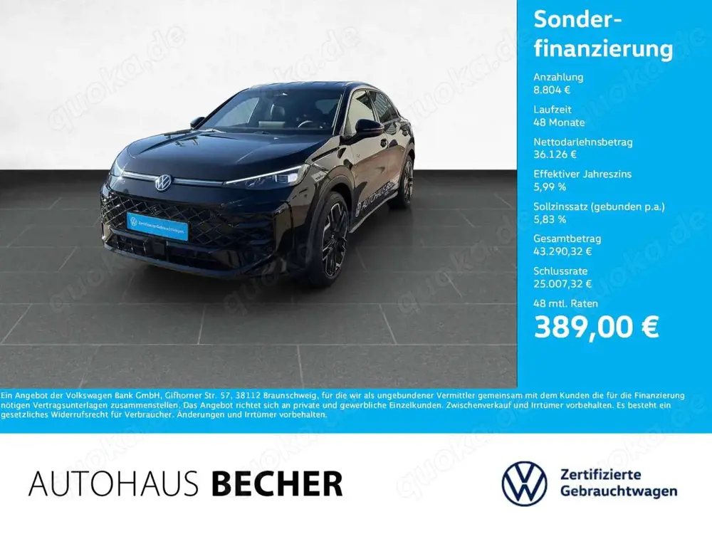 Volkswagen T-Roc R Line 1.5 eTSI DSG /AHK/Matrix/360Kamera