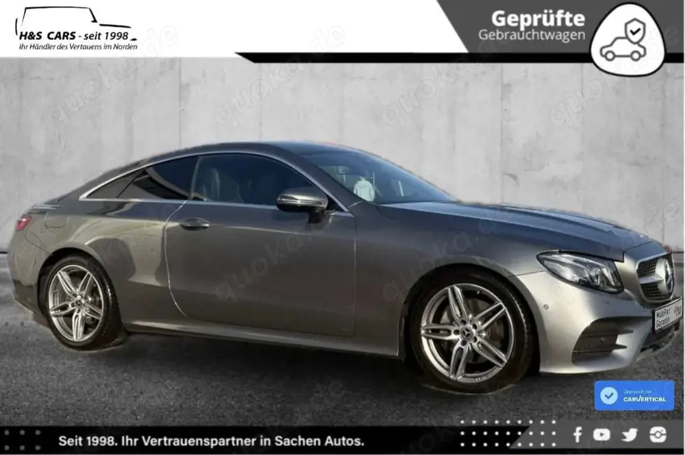 Mercedes-Benz E 220 d Coupé AMG BURM ILS LED TOTW KAM AKT.PARK