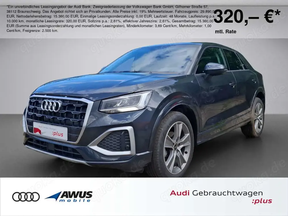 Audi Q2 35 TFSI advanced, AHK, Klima, LED-Scheinwerfer