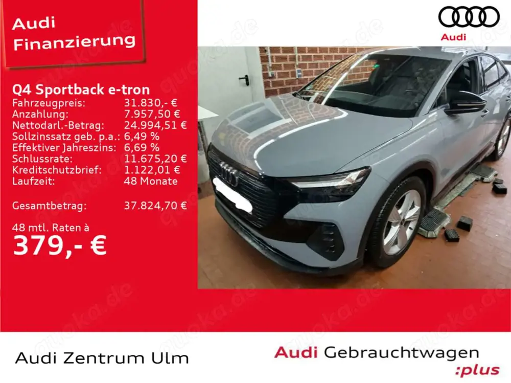 Audi Q4 e-tron 40 S-Line Black LED NAVI KAM