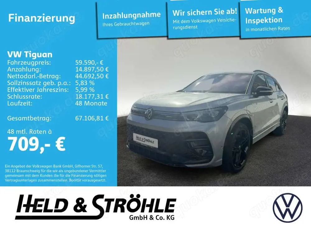 Volkswagen Tiguan R-Line 1.5 eHybrid DSG IQ-Light AHK HUD