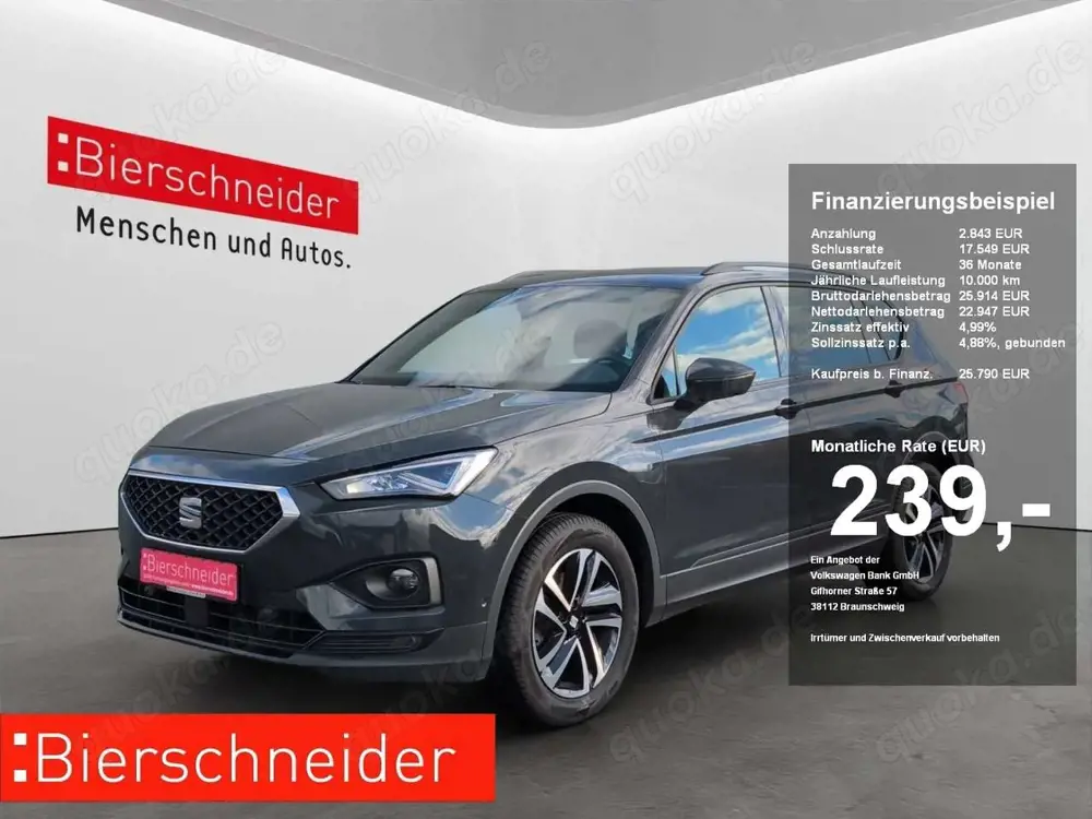 SEAT Tarraco 1.5 TSI DSG Style LED NAVI AHK PANORAMA PARKLENK A