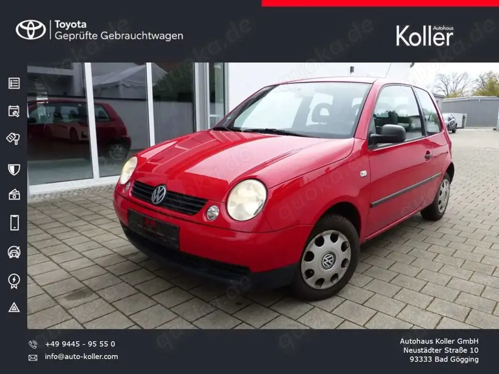 Volkswagen Lupo 1.4 (60PS) Airbags ABS Servo HiFi 1. Hand