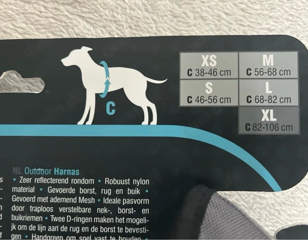 Petlando Outdoor Hundegeschirr XL   neu   reflektierend