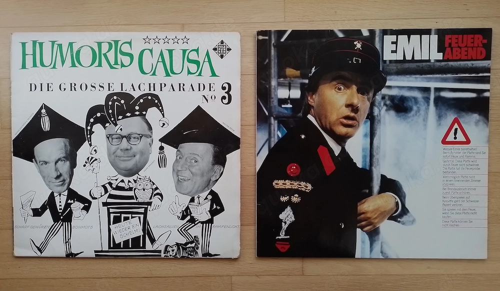 2 LP's Humor der 60er