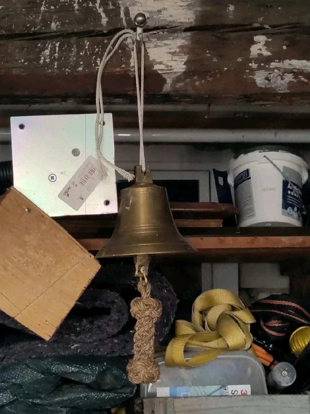 Glocke Messing massiv 