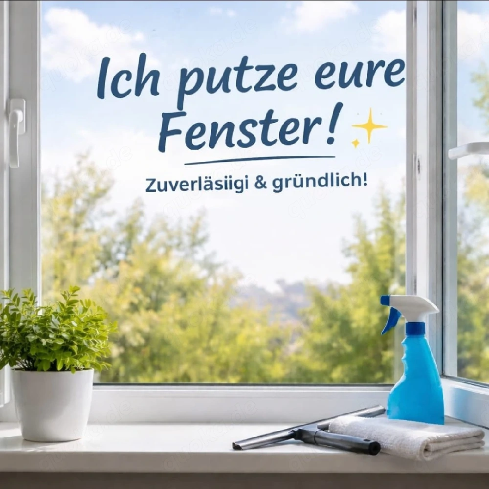 Ich putze eure Fenster Frühjahrsputz   