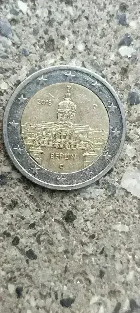 2 euro 2018 D   bierlin deutschland