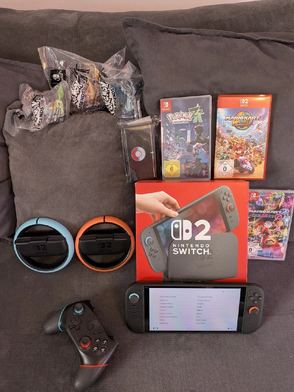 Nintendo Switch 2 & 3 spiele + zubehör