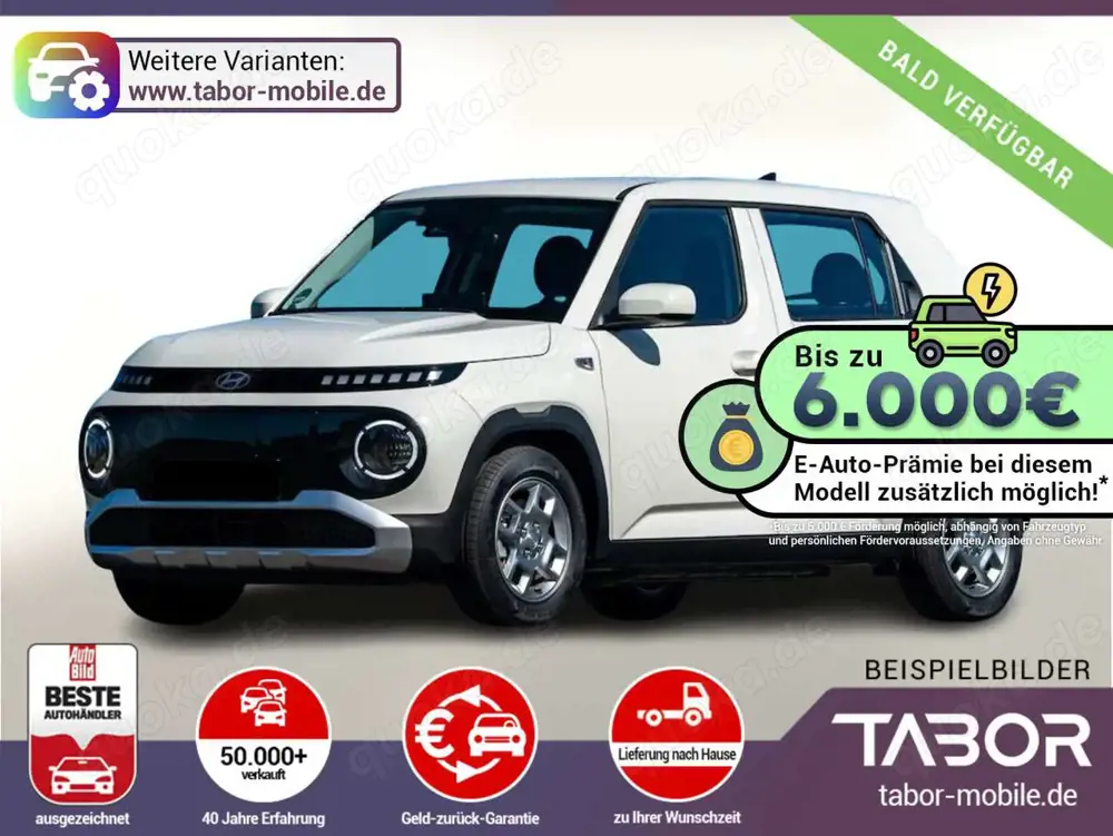 Hyundai Inster 42 kWh FÖRDERF. Navi 2xPDC 15Z UVP-11%*