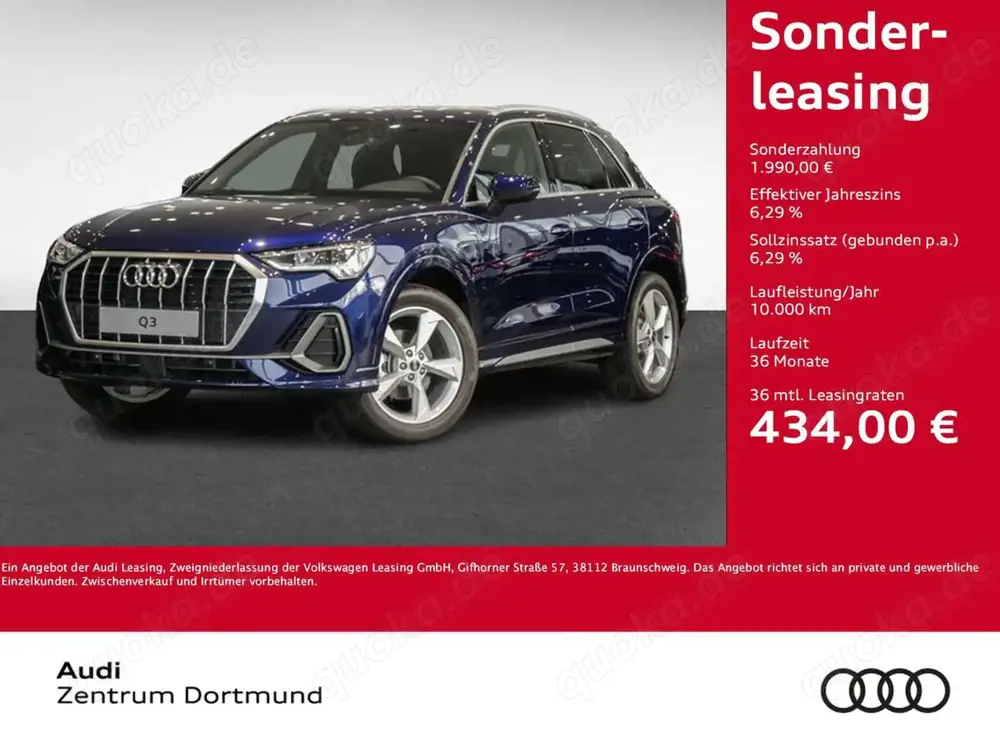 Audi Q3 35 S LINE AHK CAM LM19 E-KLAPPE NAVI+ SITZHZ.