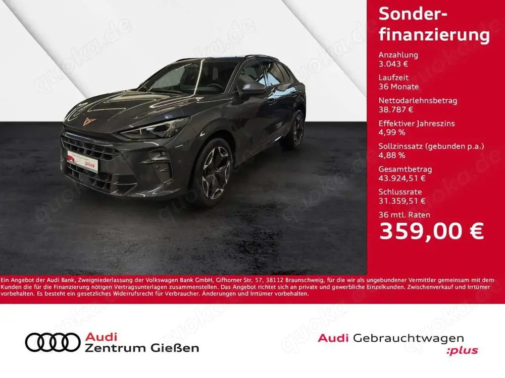 CUPRA Terramar 2.0 TSI 4Drive VZ HuD PANO Sennheiser Matrix-LED