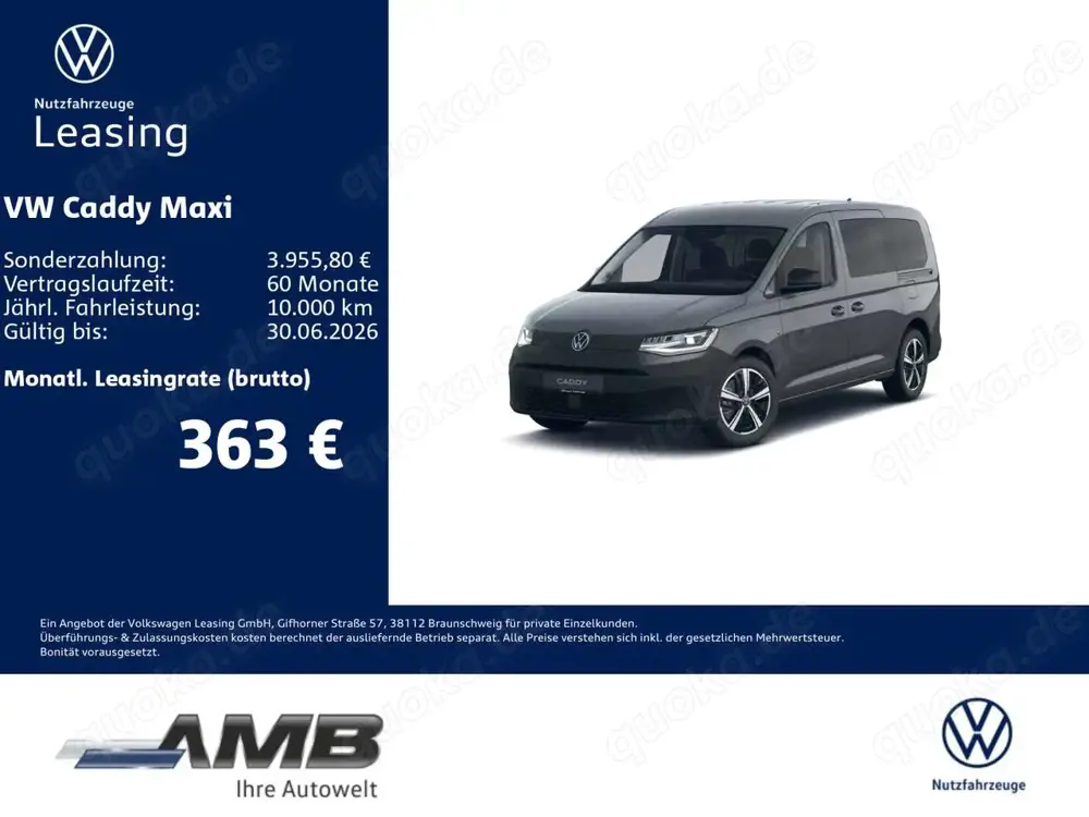 Volkswagen Caddy 1.5 TSI LED-Scheinw/App-Connect/Klima