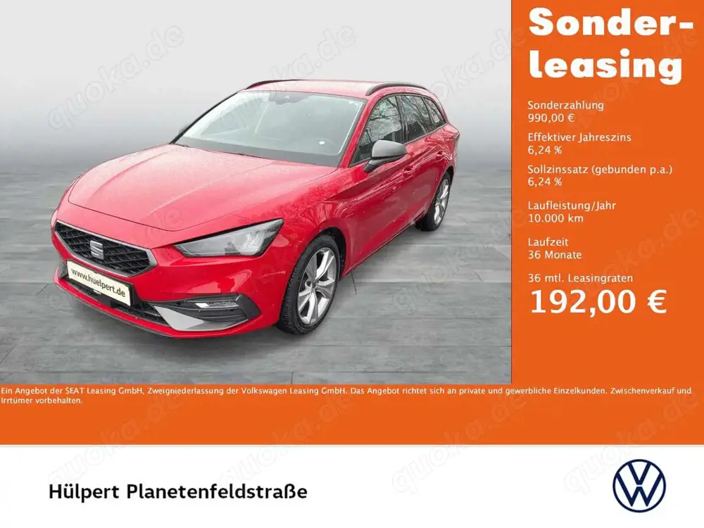 SEAT Leon ST 2.0 FR KAMERA ACC ALU17" NAVI SITZHEIZUNG