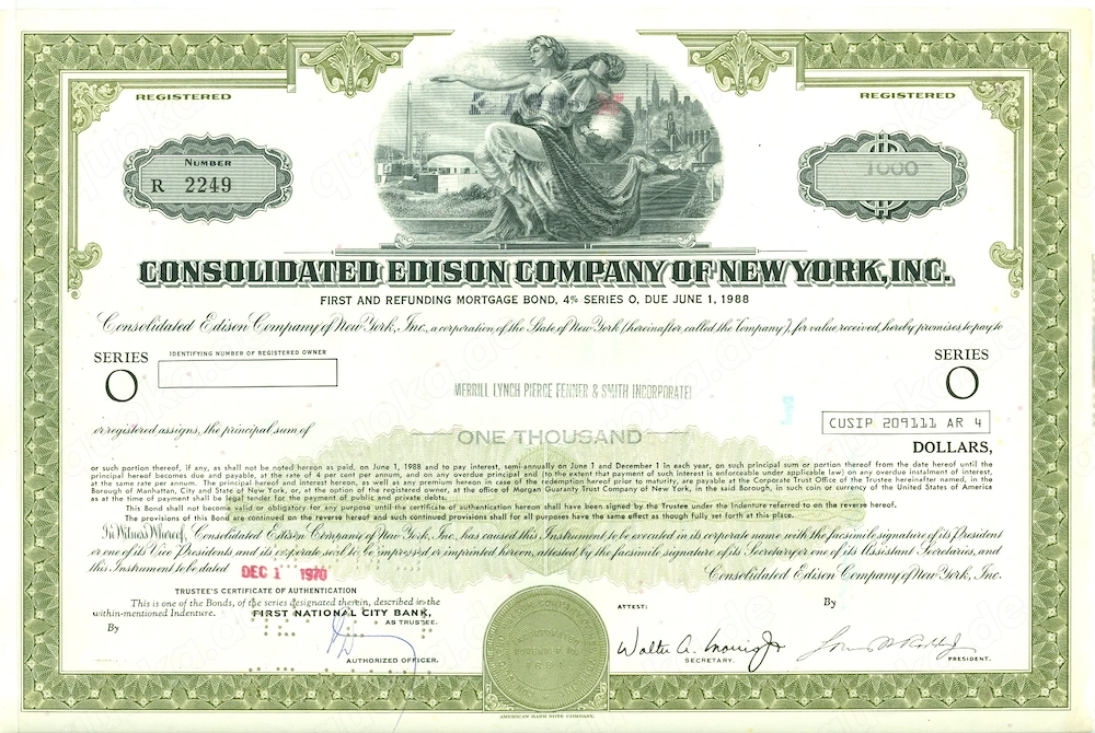 Aktie: CONSOLIDATED Edison Campany of New York.INC