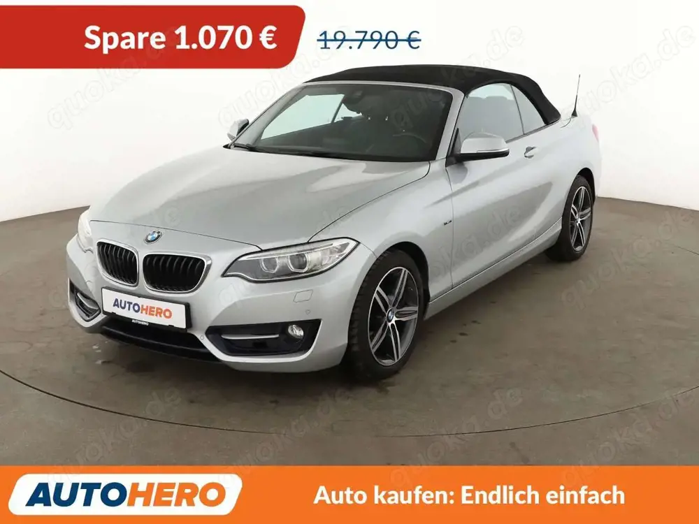 BMW 220 220i Sport Line Aut.*NAVI*TEMPO*PDC*SHZ*
