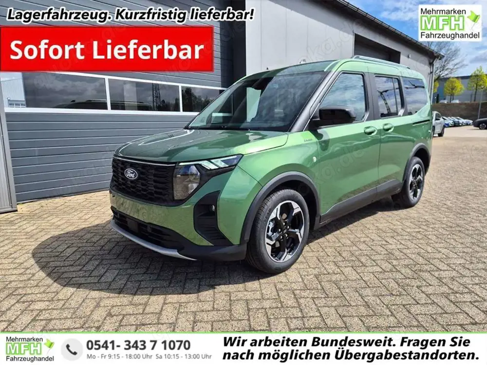 Ford Tourneo Courier 1.0 EcoBoost 125PS Active Teil-Leder Sitzheizun...