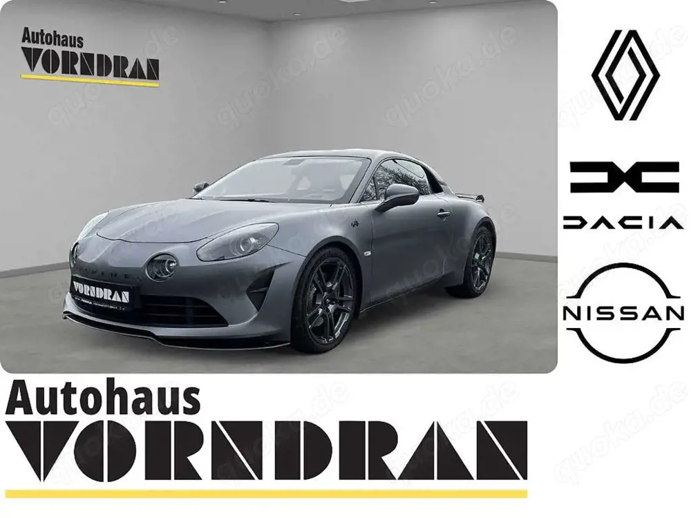 Alpine A110 S Grau Matt/V-Max 275 km/h/Fuchs/Sabelt Racing/PDC