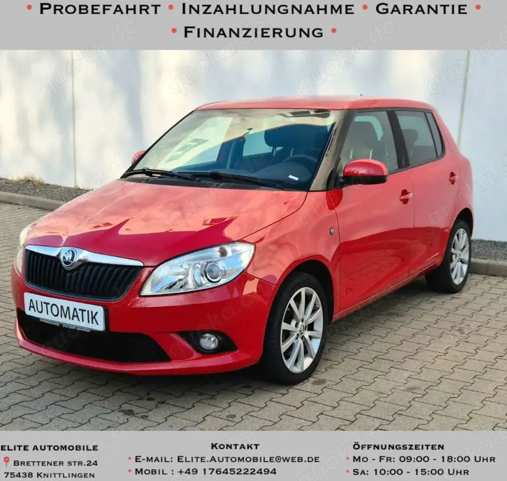 Skoda Fabia Best of. 1.2*AUTOMATRIK*GARAN