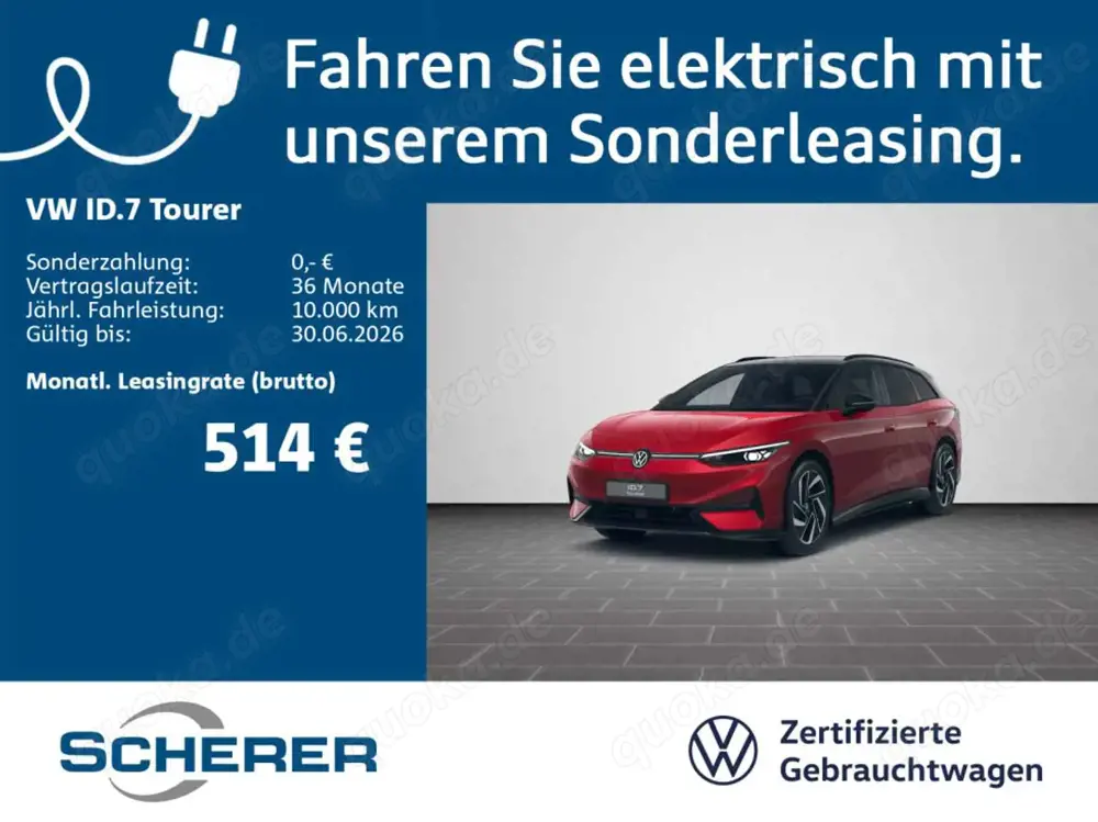 Volkswagen ID.7 Pro 77kWH IQ.LIGHT WäPu AHK 360°