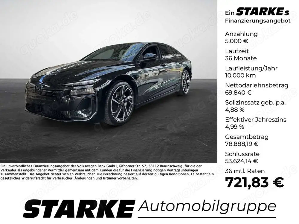 Audi A6 e-tron Sportback performance 2 x S Line Luft Tech pro ...