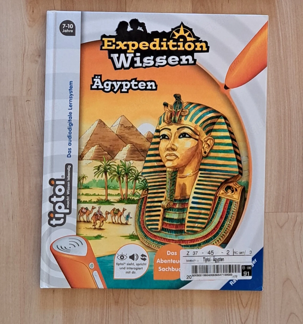 Ravensburger tiptoi Buch: Expedition Wissen "Ägypten" (ohne Stift)!
