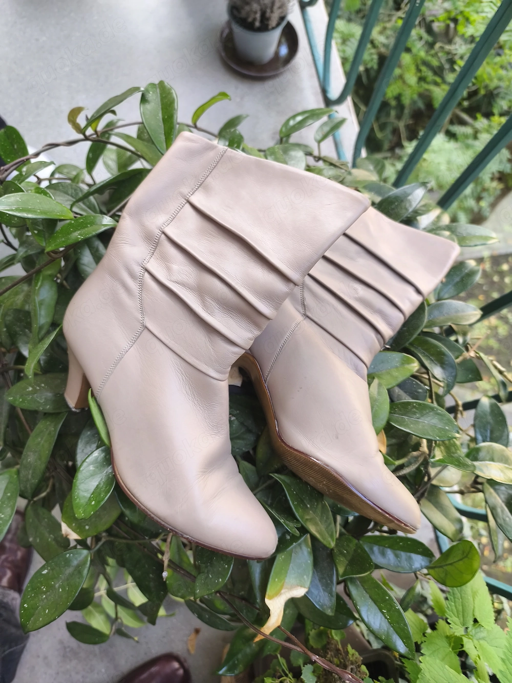 Damenstiefeletten 38,5, Kalbnappa