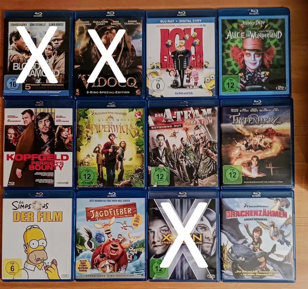 Blu-Ray -deutsch -- - TOP Titel ---gebraucht-
