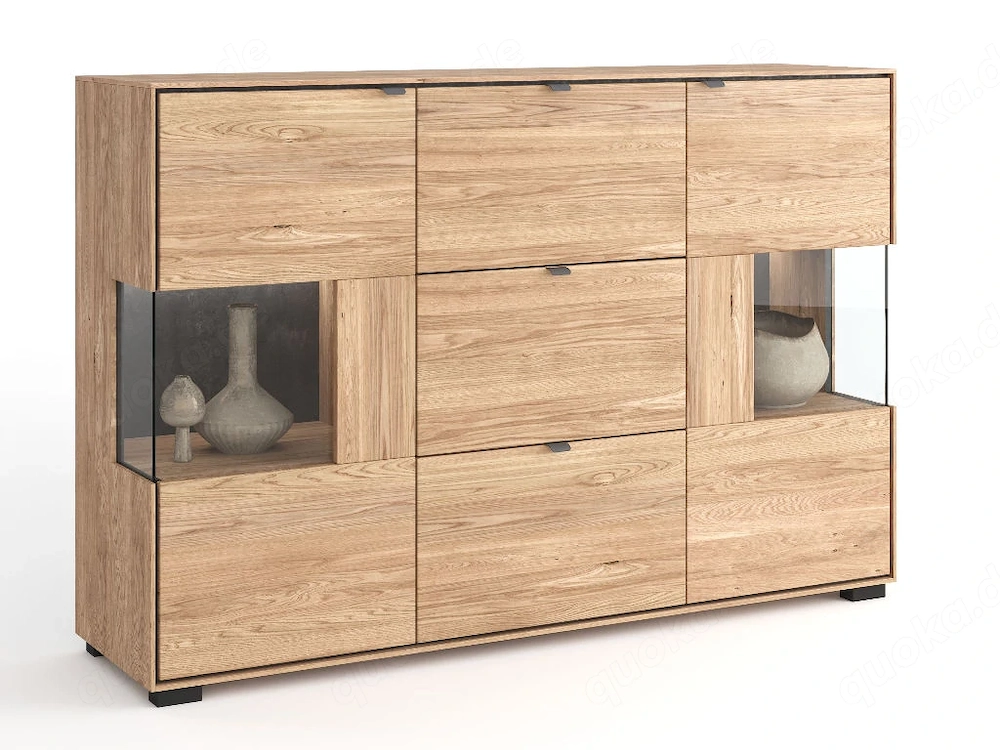Sideboard hoch Rosa Eiche teilmassiv geölt 3702