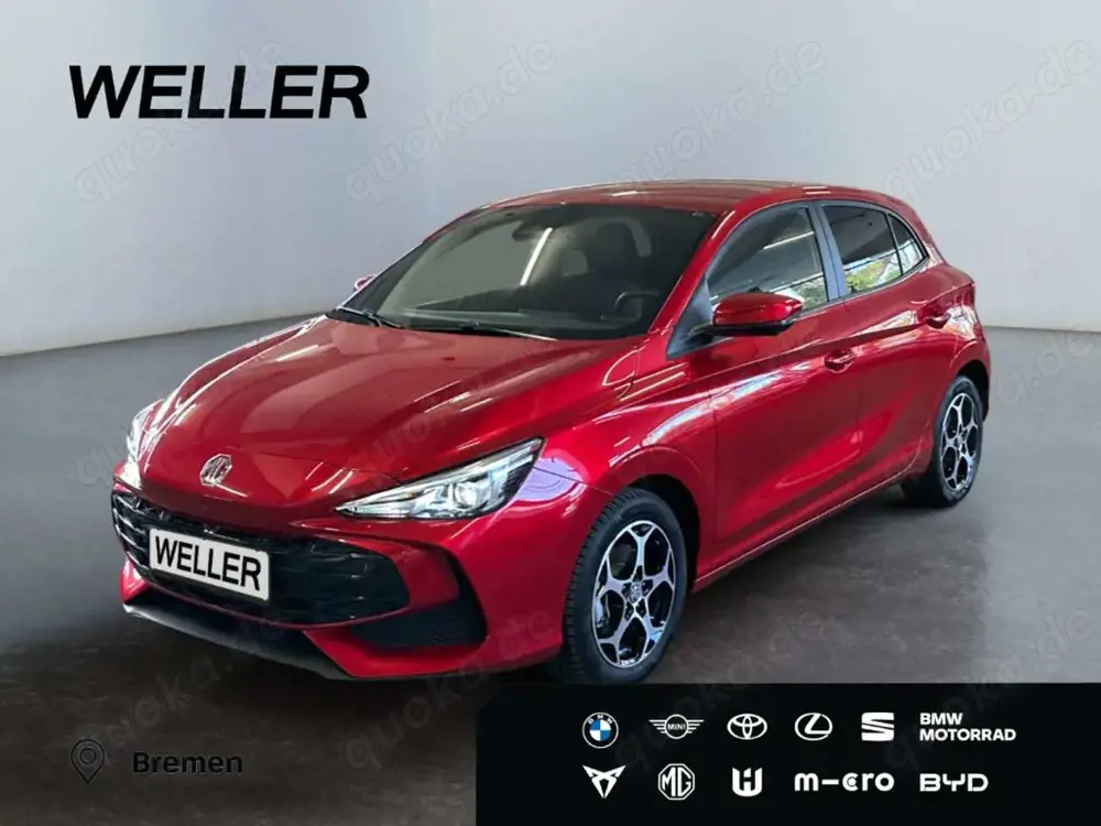 MG MG3 Hybrid+ Luxury  LED 360°ACC SHZ Teilleder