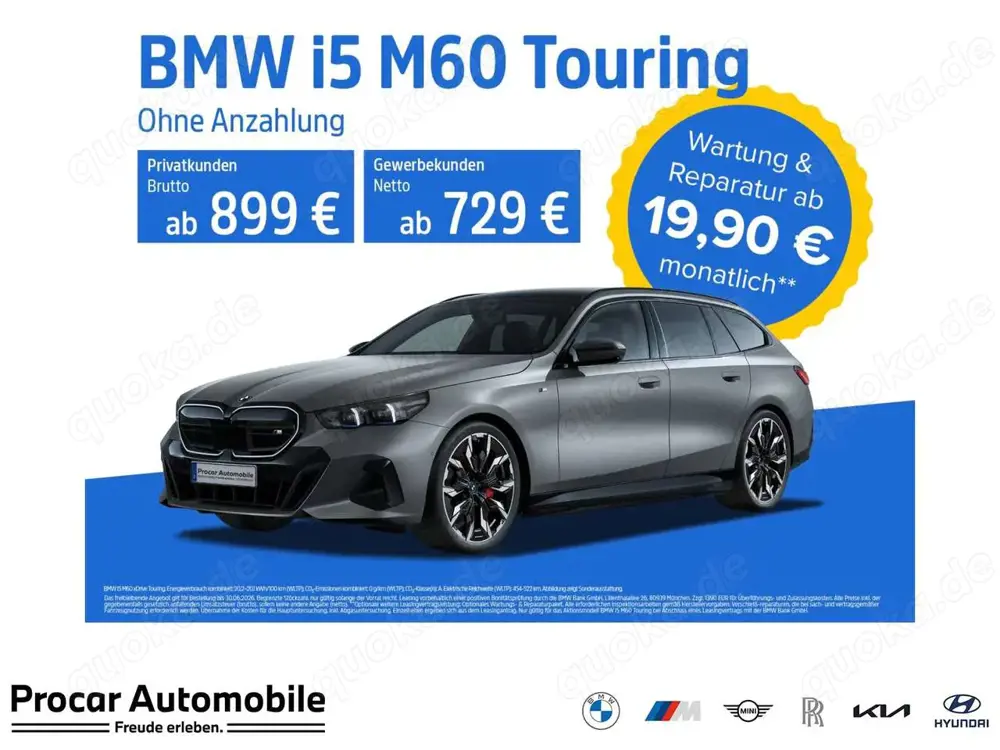 BMW i5 M60 xDrive M Sport NAVI LED Sound Syst. DAB