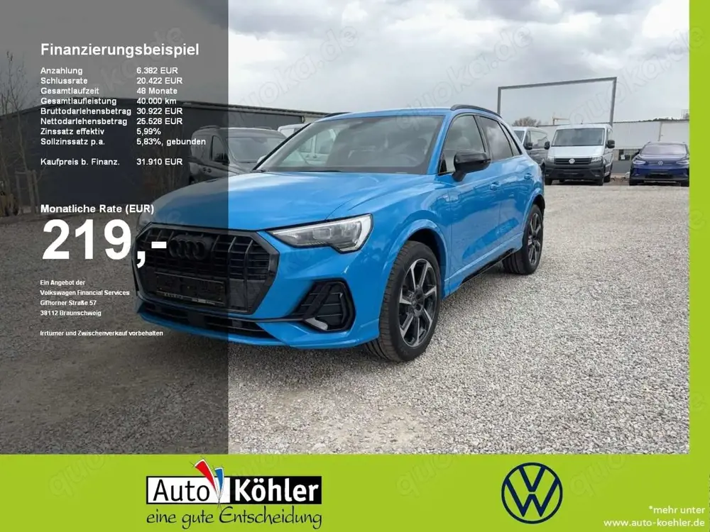 Audi Q3 S line TDI S tronic Kamera/AHK/ACC/LED/Leder