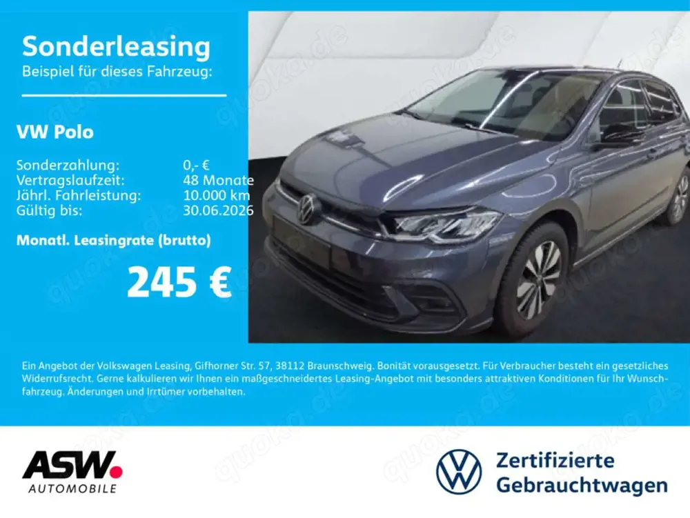 Volkswagen Polo Goal 1.0 TSI DSG LED Navi RFK ACC SHZ AHK