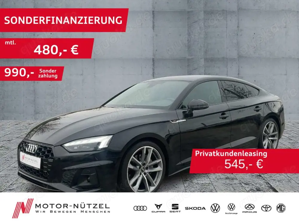 Audi A5 40 TDI QU S-LINE MATRIX+NAV+RFK+19"