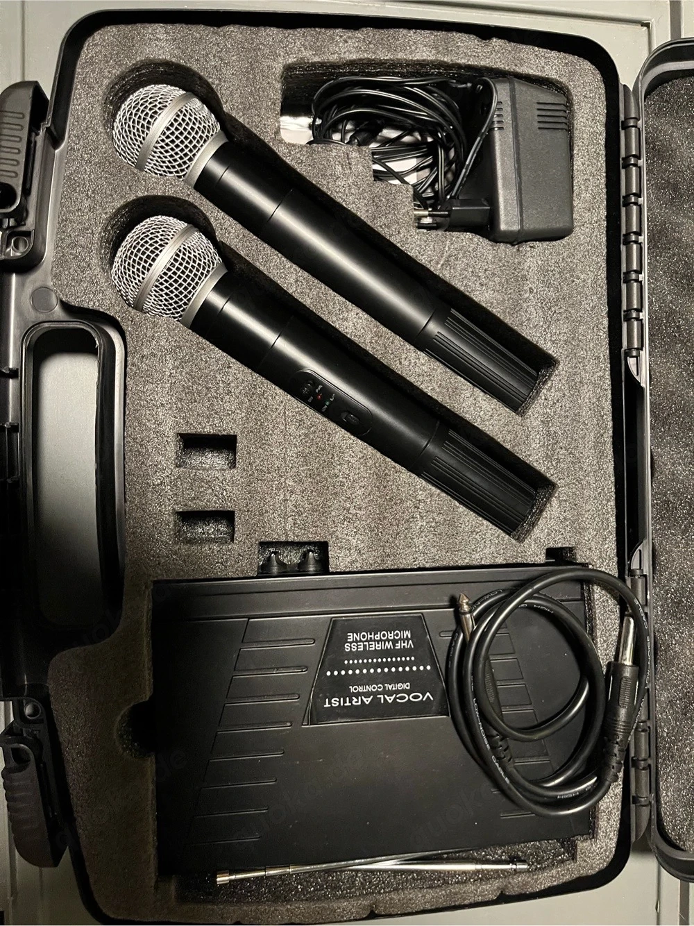KAM VHF Funkmikrofon Set (Dual + Bodypack) inkl. Headsets   Top Zustand