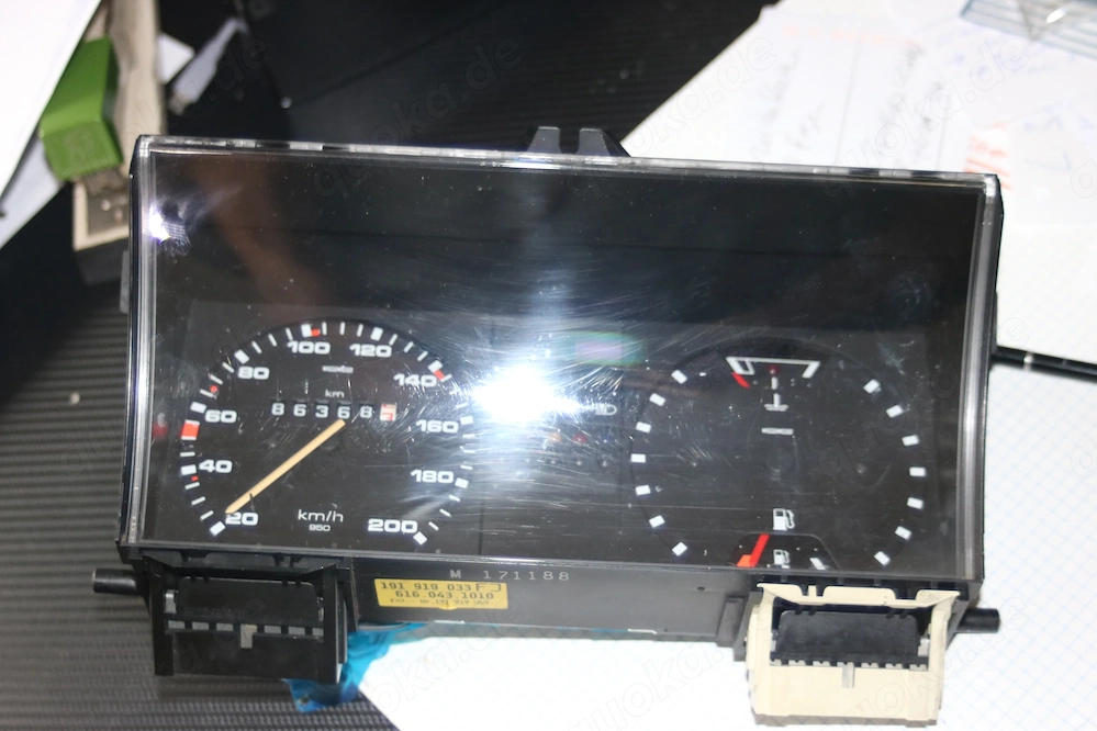 Golf 1 Cockpit instrumententafel