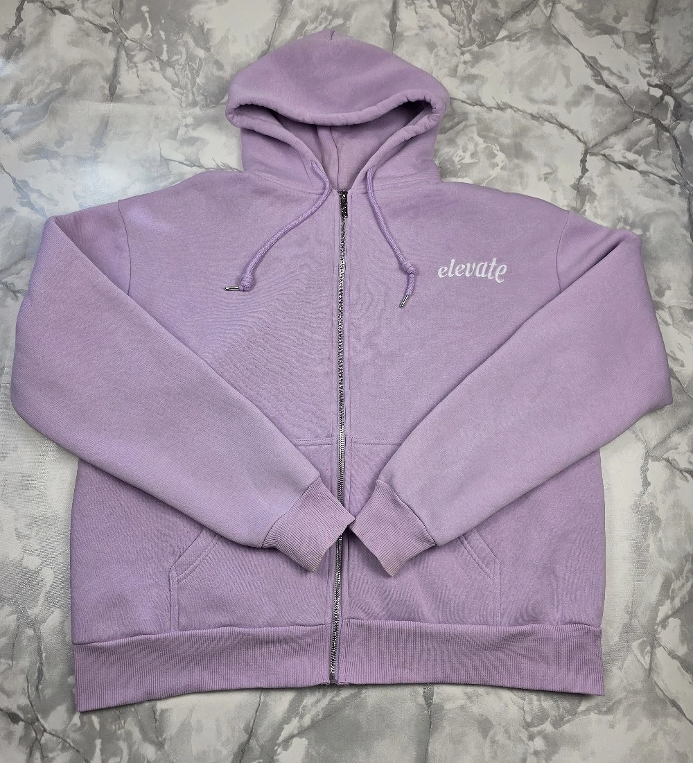Elevate Zipper Hoodie Rosa Gr.M 