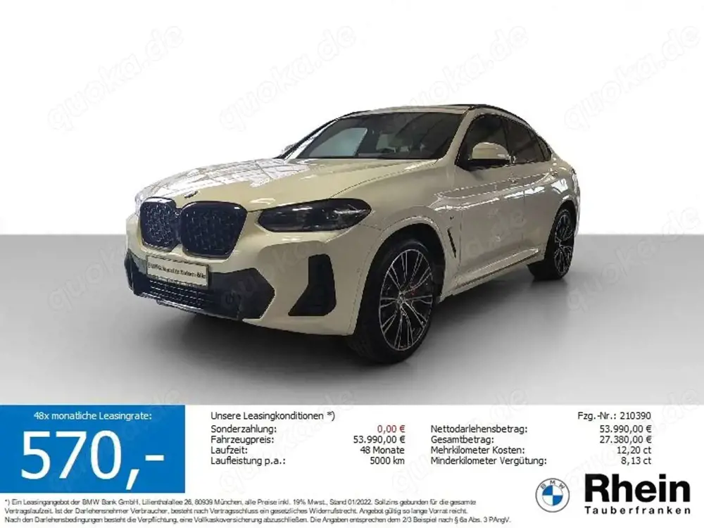 BMW X4 xDrive20d M Sportpaket Harman*AHK*SHZ v+h