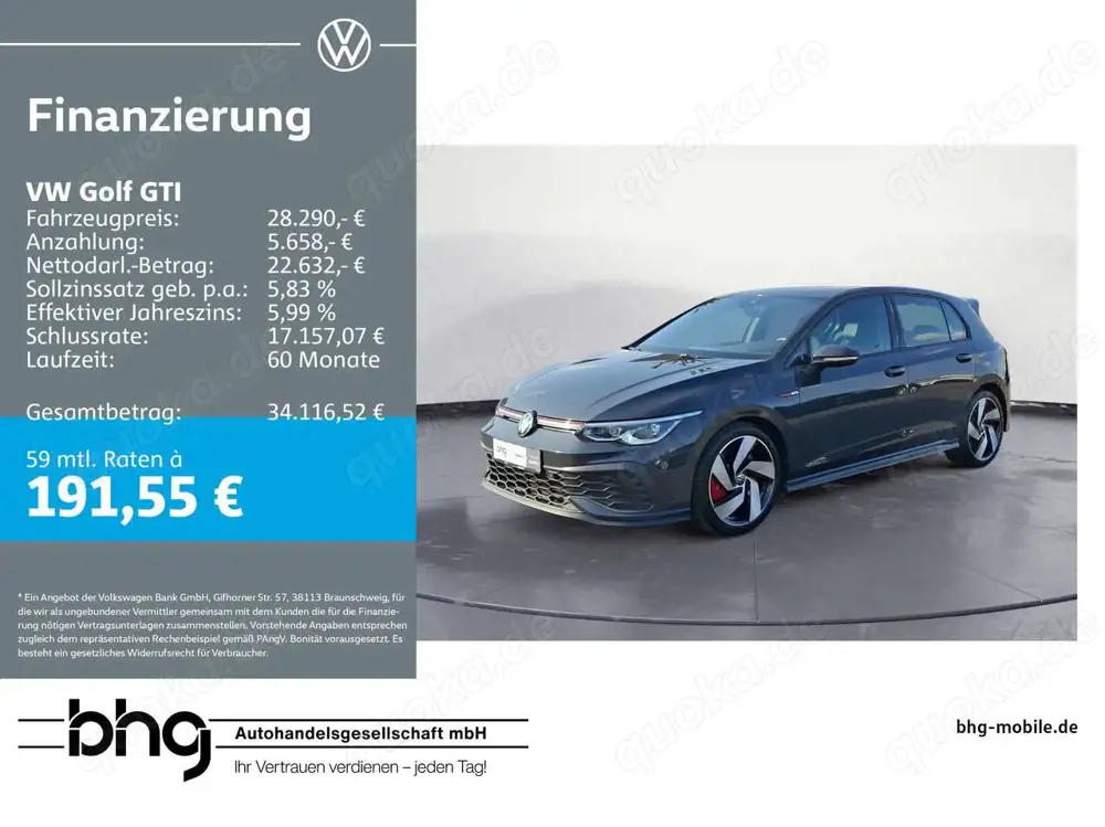Volkswagen Golf GTI Clubsport 2.0TSI OPF DSG LEDplus Alcant