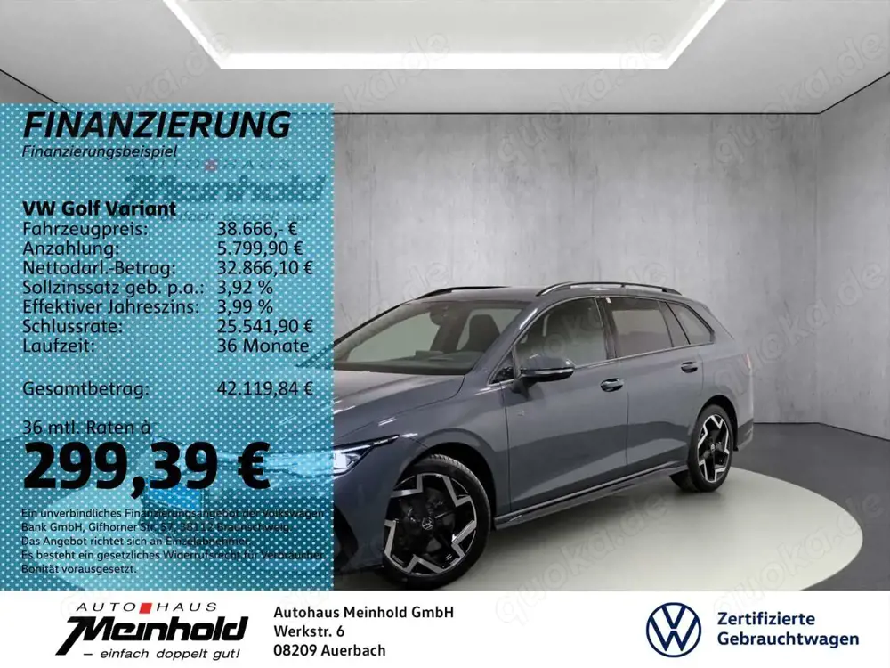 Volkswagen Golf Variant 2.0 TDI DSG R-Line, Standh., AHK