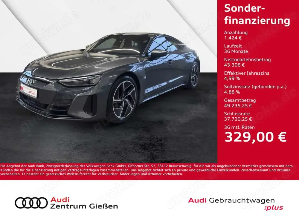 Audi e-tron GT quattro BO Designpaket lederfrei 360°Kamera