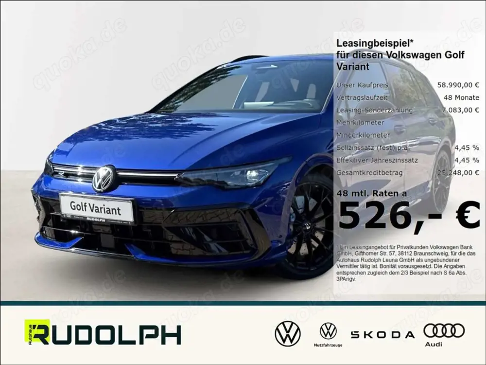 Volkswagen Golf Variant VIII R 2.0 TSI 4Motion DSG LED HUD ACC AHK SHZ PDC