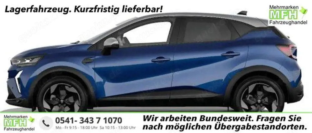 Renault Captur E-TECH Techno SHZ LKHZ 160 116 kW (158 PS), Aut...
