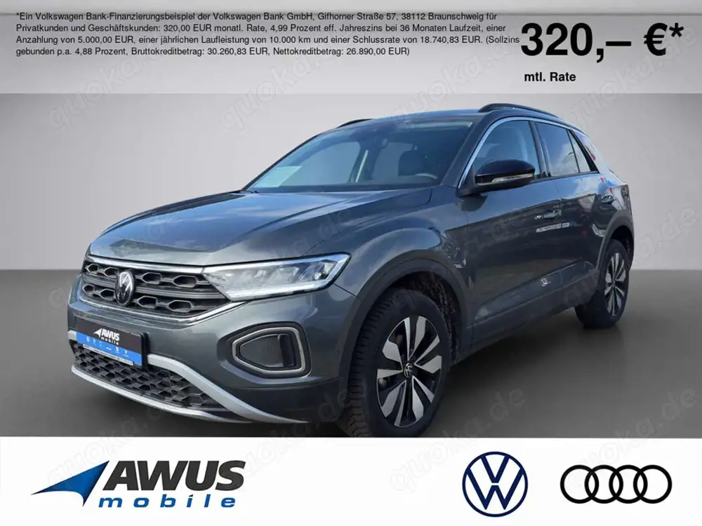Volkswagen T-Roc Goal 1.5 TSI 6-Gang AHK, Rückfahrkamera, Lenkradheizung