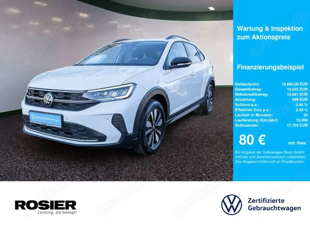 Volkswagen Taigo Goal 1,0 l TSI ACC LED NAVI SPURH. SHZ