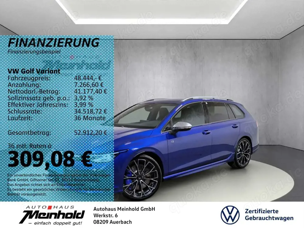 Volkswagen Golf Variant R 2.0 TSI DSG 4M, Performance, 19"