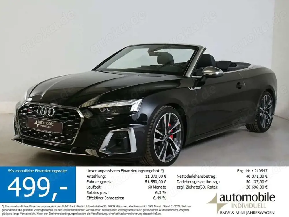 Audi S5 Cabrio TFSI quattro Matrix MMI Komfortzugang