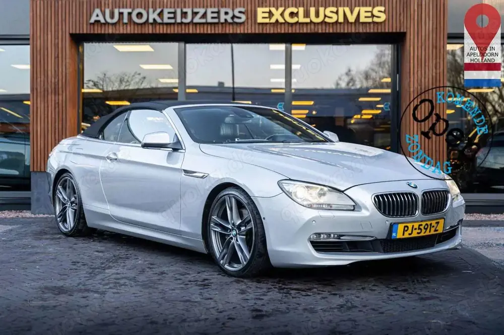 BMW 640 6-serie Cabrio 640i High Executive leder Spo